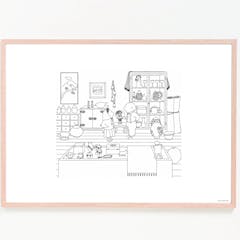 額装プリント「Goldie the Dollmaker」(B2)1